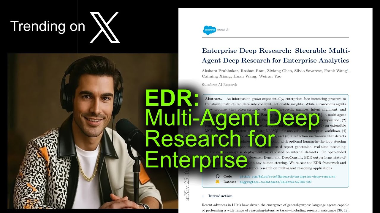 EDR: Multi-Agent Deep Research for Enterprise