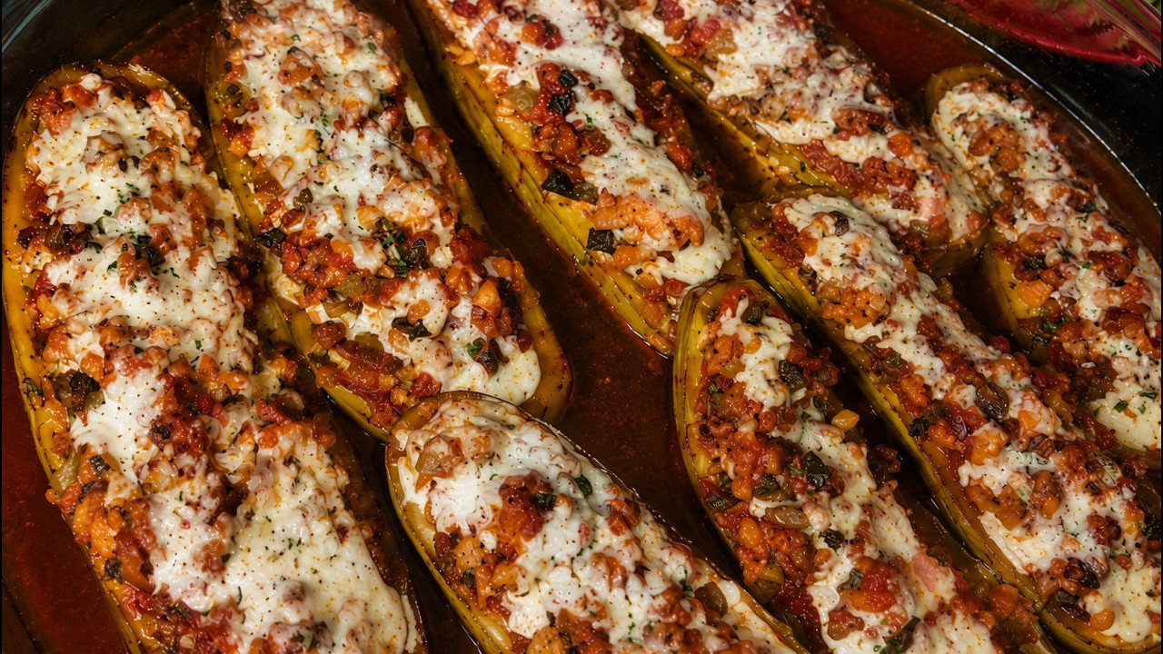 Fırında Kabak Yemeği Tarifi 🥒 | Hafif, Lezzetli ve Çok Pratik!