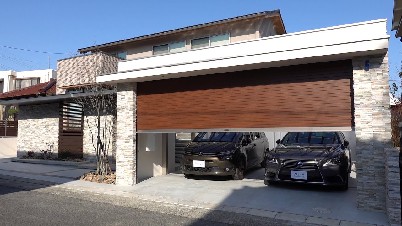 ﾊｲﾛﾝｸﾞな三和ｼｬｯﾀｰ ｴﾚｶﾞﾉ 木目調ｳﾞｨﾝﾃｰｼﾞｳｫｰﾙﾅｯﾄ 幅50mm 高さ2800mmの開閉動画です Youtube