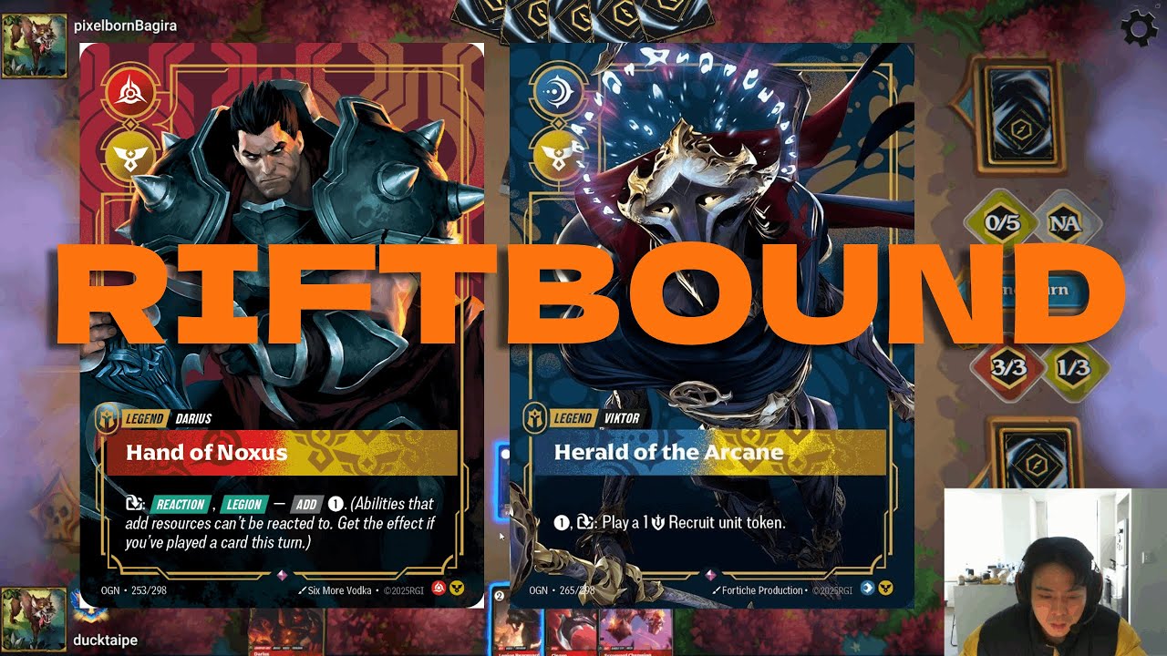 Riftbound Darius vs Viktor - YouTube