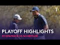 Matt Fitzpatrick VS Scottie Scheffler | Every Shot Sudden Death Playoff | 2022 WGC-Dell Match Play