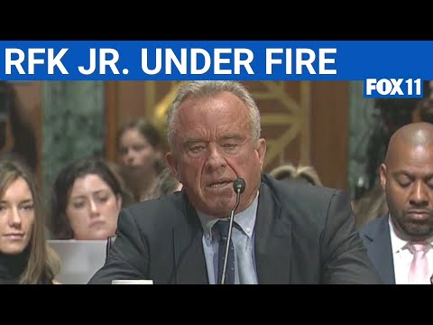 RFK Jr. clashes with lawmakers in Senate hearing | FOX 11 LA