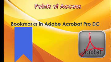 Basic PDF Accessibility Lesson on Bookmarks