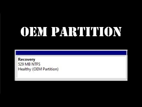 What is OEM Partition in Windows 10