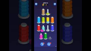 Nut sort - color puzzle game level 141 to 145
