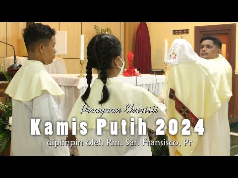 Kamis Putih 2024 Gereja Wilayah St. Yusuf, Purwobinangun