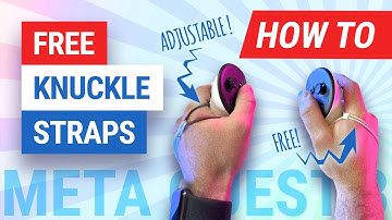 FREE Meta Quest 3 Knuckle Straps! Stock Wrist Straps +  Adjustable DIY Mod