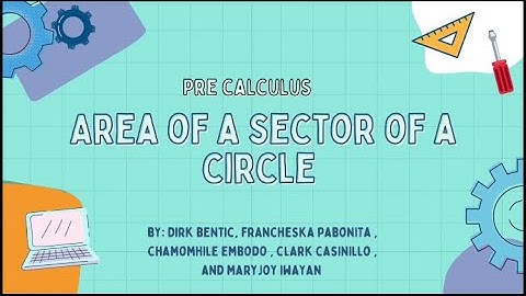 Video Tutorial about Area of a Sector of a Circle | Pre Calculus |