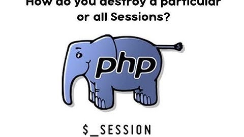 Create & Destroy Sessions - Log In and Log Out in PHP | How to destroy session hindi urdu tutorial