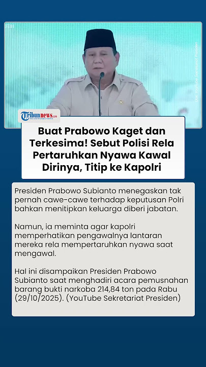 Prabowo Kaget Polisi Rela Pertaruhkan Nyawanya hingga Kehujanan saat Kawal Dirinya, Titip ke Kapolri