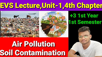 EVS Lecture, Environmental Studies,Air Pollution,Soil Contamination,+3 1st year,1st semester