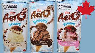 Nestle Aero Scoops: Vanilla Bean, Double Chocolate & Choco Strawberry Review