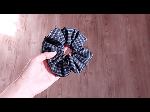 着物リメイクのはぎれ, 余り生地で簡単にシュシュを作りました 手作りソーイングvlog ハンドメイド暮らし日記｜ 時。