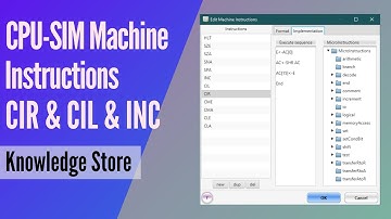 05 CPU-SIM Machine instructions || CIR, CIL & INC || CPU-SIM || Computer Architecture Practicals