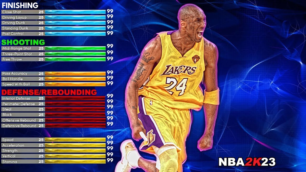 Kobe Bryant Build (NBA 2K23) Current Gen MyPlayer - YouTube
