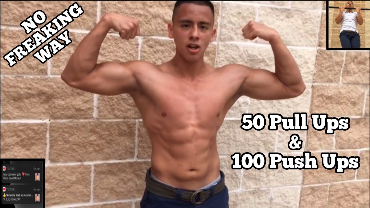 50 Pull Ups & 100 Push Ups Challenge | Cutting Series Ep.2 ...