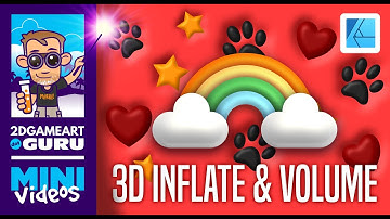 Affinity Designer Tutorial - Using Layer Effects for an Inflated 3D Effect