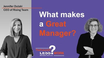 What makes a manager great in the future of work