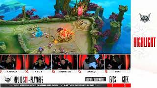 MigCheck GeekSlate VS Evos Babak Playoff mplid Season 11 #trending #viral #montage #geekslate #evos