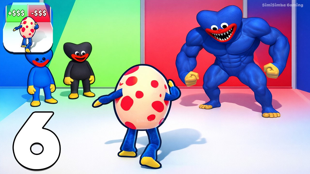 🥚Monster Egg Gameplay Walkthrough Levels 6 Hatch, Grow & Defeat Enemies (Android,iOS)