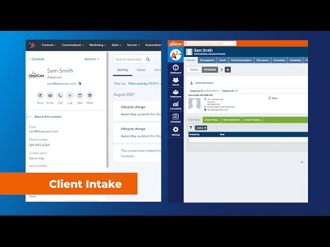 Client Intake - Turn-key Integration Bundle | Home Care Software | AlayaCare