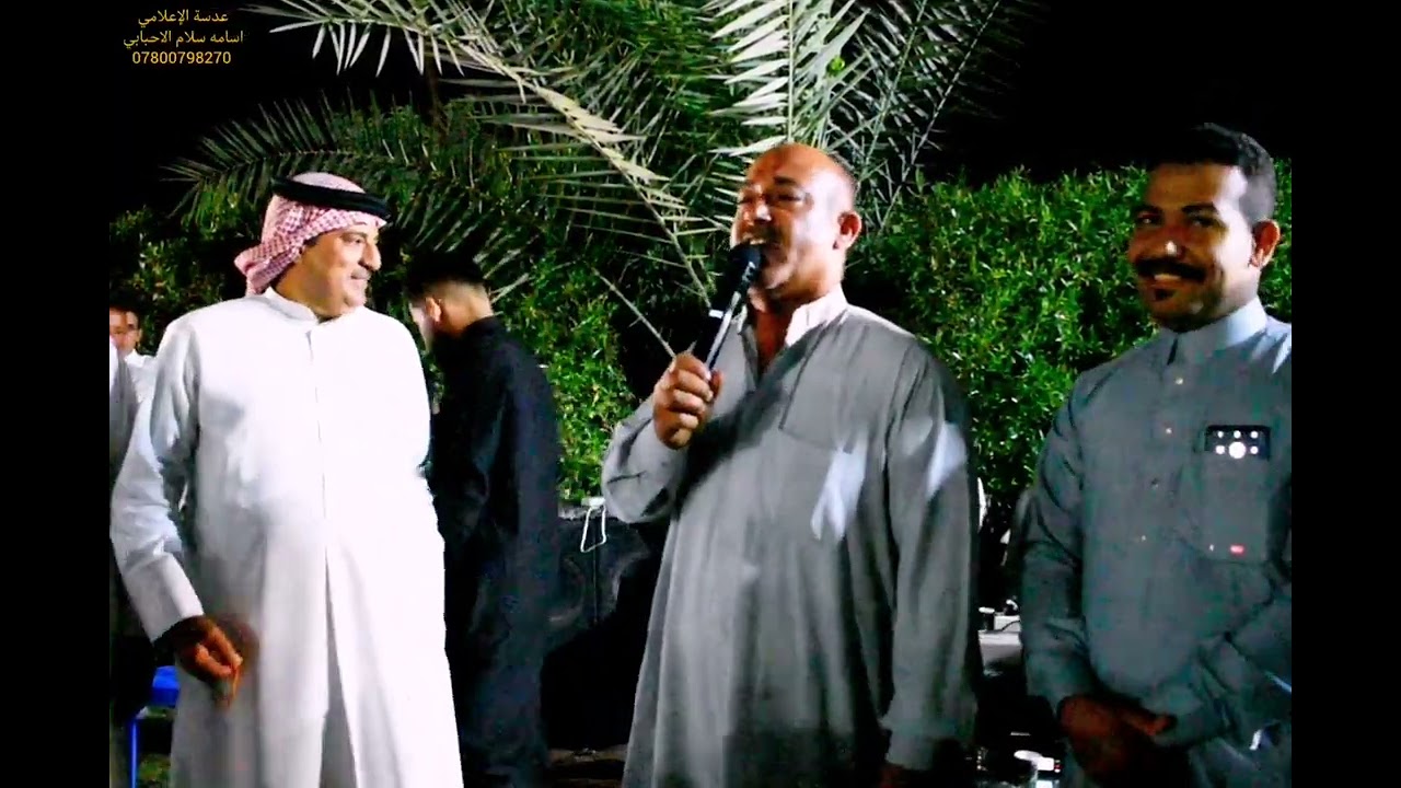 الفنان وليد المزروعي مع العازف عبود الفراجي