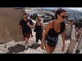 GREECE🇬🇷, SANTORINI WALKING TOUR, VOLCANO, SANTORINI CITY WALK #greece #volcano #santorini #oia