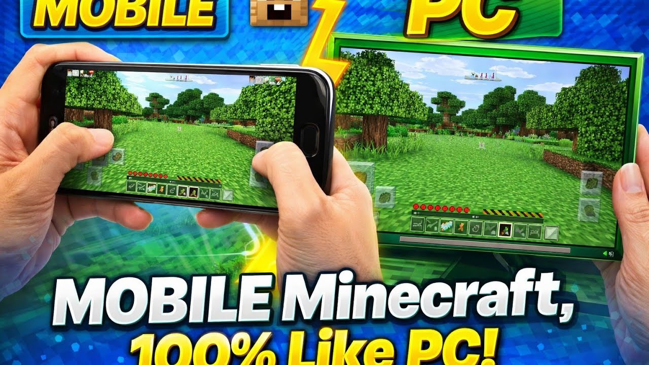 I Turned Mobile Minecraft Into the PC Version🎮💻 - YouTube
