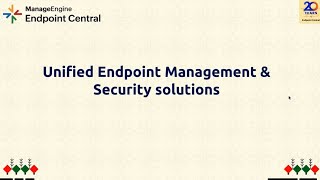 #7 | Setting Up Legacy Devices &amp; Onboarding Modern Devices | ManageEngine Endpoint Central