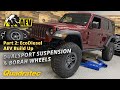 AEV 2.5" DualSport Suspension & Borah Wheels - Wrangler JL Rubicon EcoDiesel Build Up Episode 2 of 4