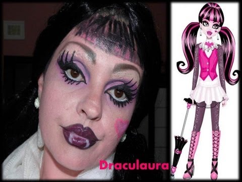 MAQUIAGEM BONECA MONSTER HIGH - FRANKIE STEIN - MAQUIAGEM ARTÍSTICA 