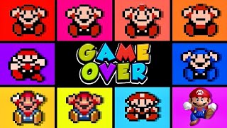 Evolution of Super Mario Bros. 3 GAME OVER Screens [Hacks + Official]