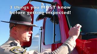 DOT POE Inspection - The first thing you need to know