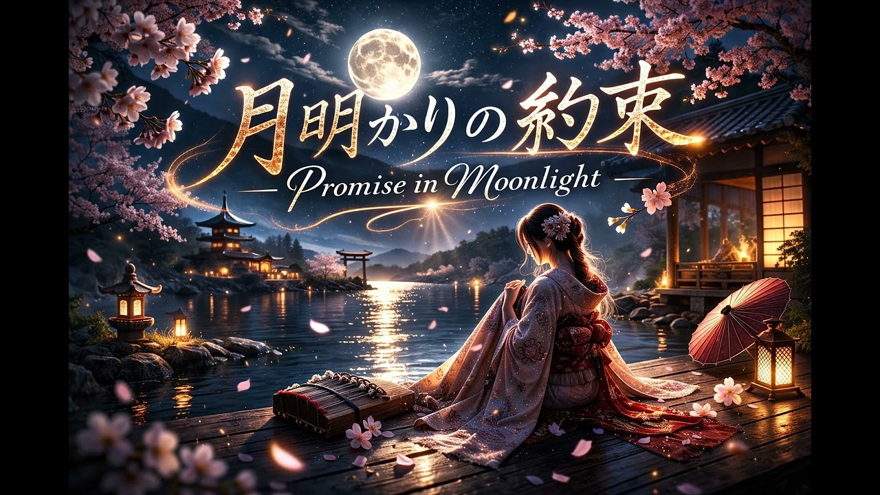 月明かりの約束 / Tsukiakari no Yakusoku | Japanese Lullaby Ballad | Emotional Love Song