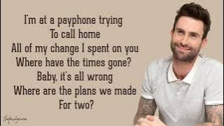 PAYPHONE [LYRICS] (Marron 5)