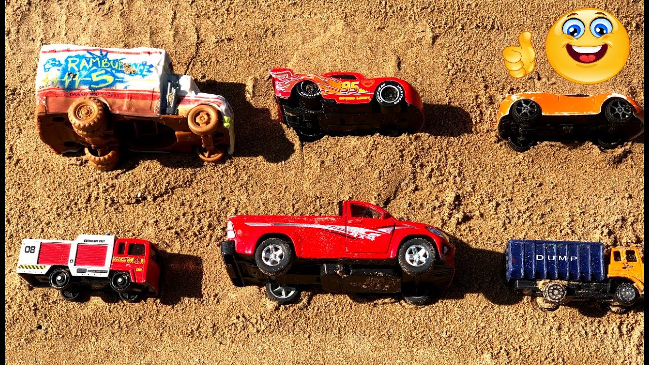 Surprise Toy Sand Disney Cars , YouTube