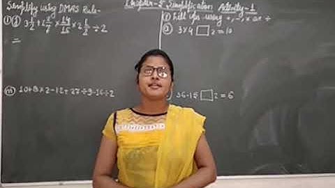 Cls-5, chapter-5 Simplification, Activity-1