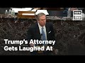 Trump Lawyer Gets Laughed at on Senate Floor