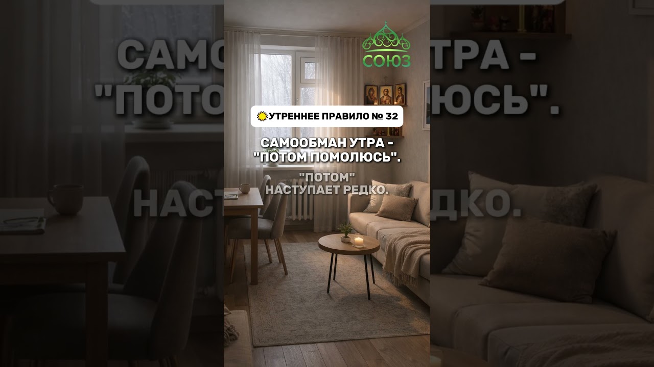 Утреннее правило №32