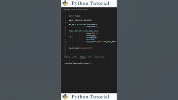 Creating Circular Markers On Folium Map | Python Tutorial