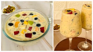 Easy Sago Dessert | Fruit Sago Dessert | 15 minutes Dessert | How To Make Custard Dessert