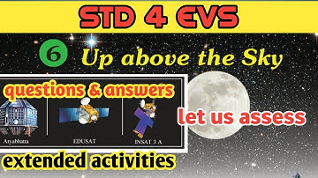 STD 4 EVS unit 6 Up above the Sky | victers std 4 evs unit 6 activities