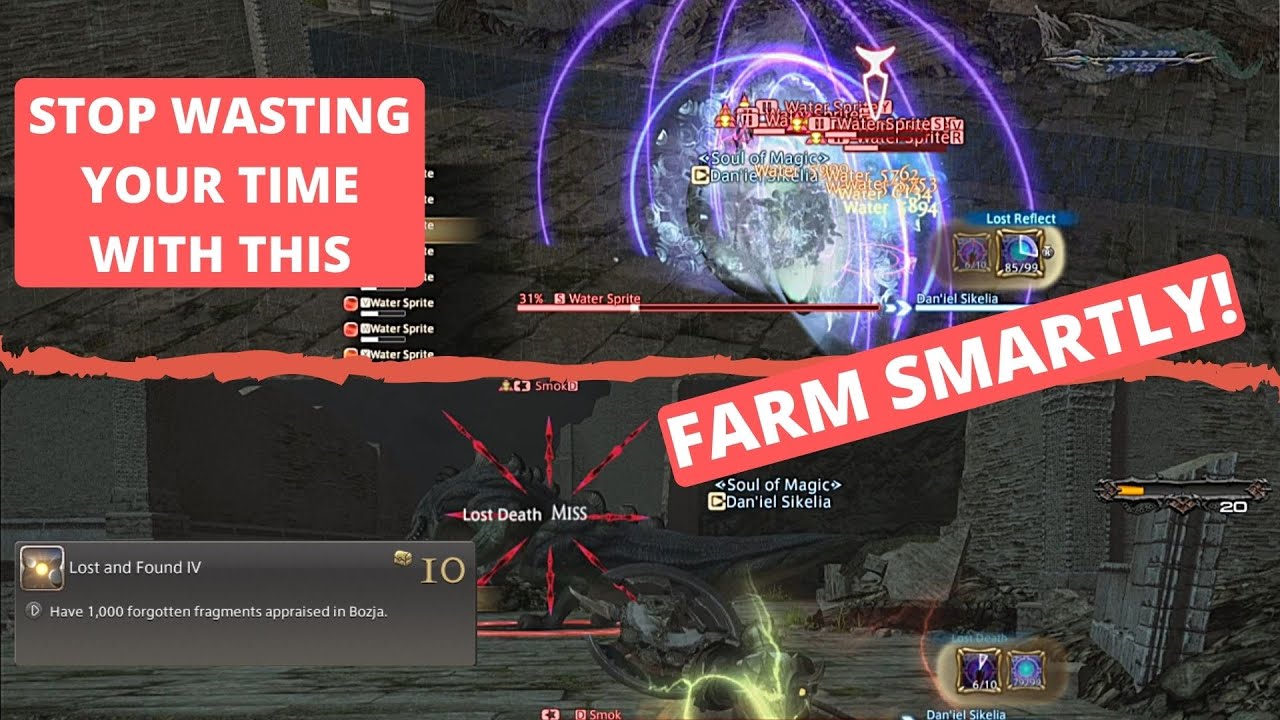 FFXIV - How to farm FRAGMENTS in Bozja quick & efficiently! STOP
