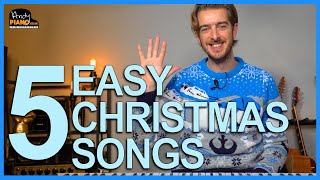 Play 5 Easy Christmas Songs on Piano