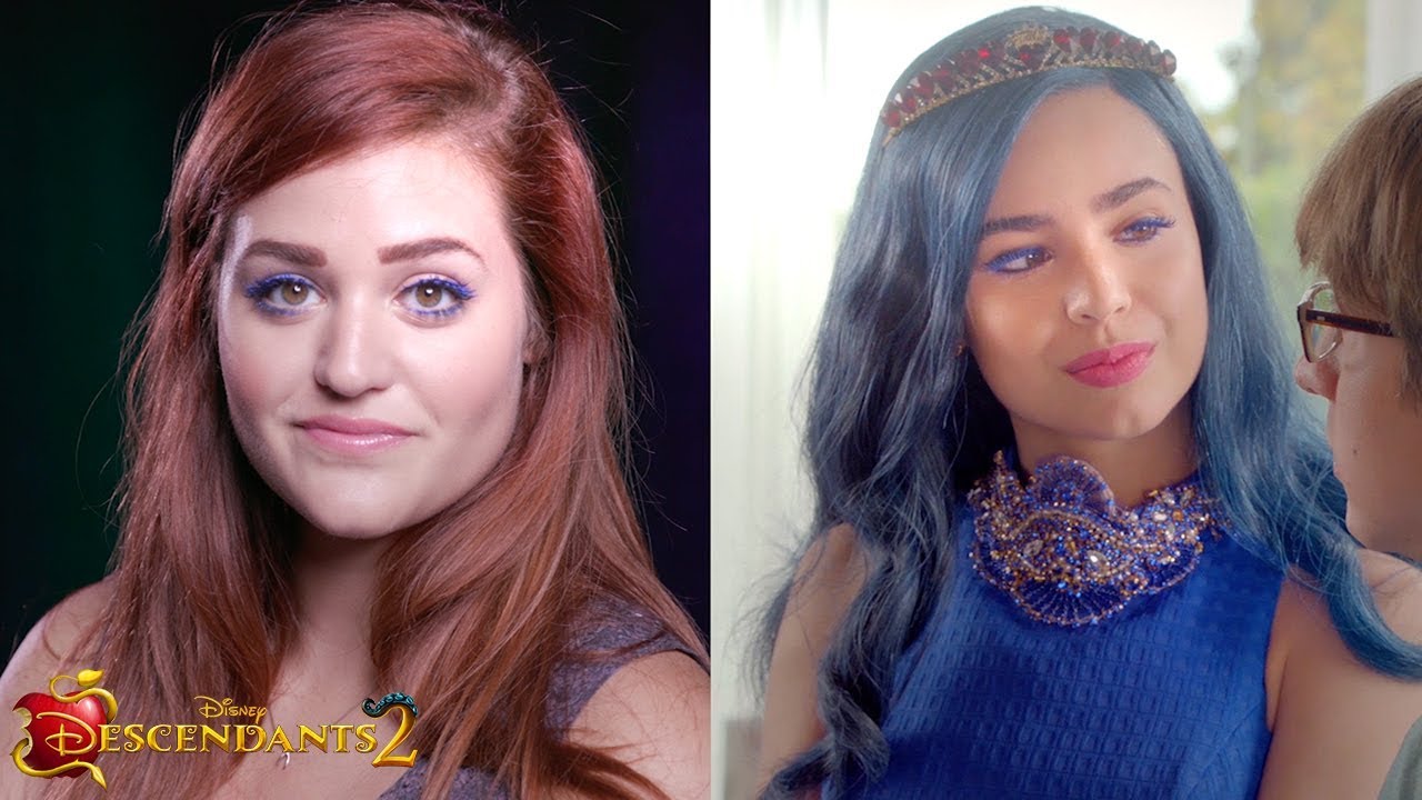 Evie Inspired Makeup Tutorial DIY Descendants 2 YouTube