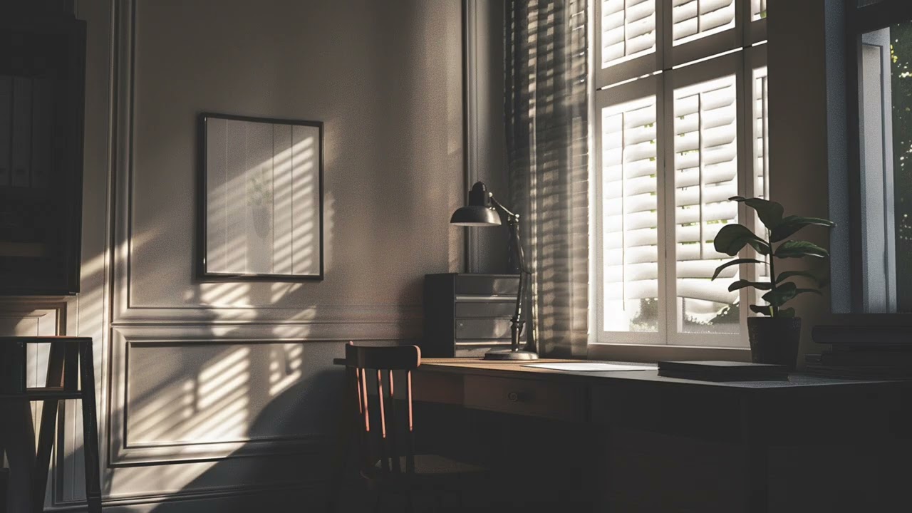 Quiet Morning Workspace｜Calm Ambient for Focus (1 Hour)