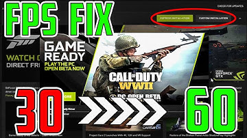 Call Of Duty: World War 2 LAG/FPS DROP FIX!!!