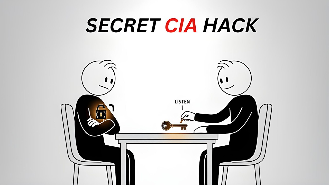 CIA's Technique to Make People Talk Without Them Realizing