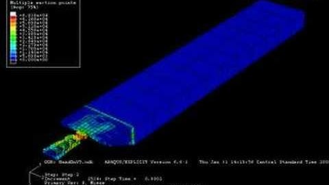 Finite Element Barge Model