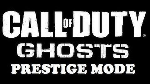 How the Prestige system works on Cod Ghost